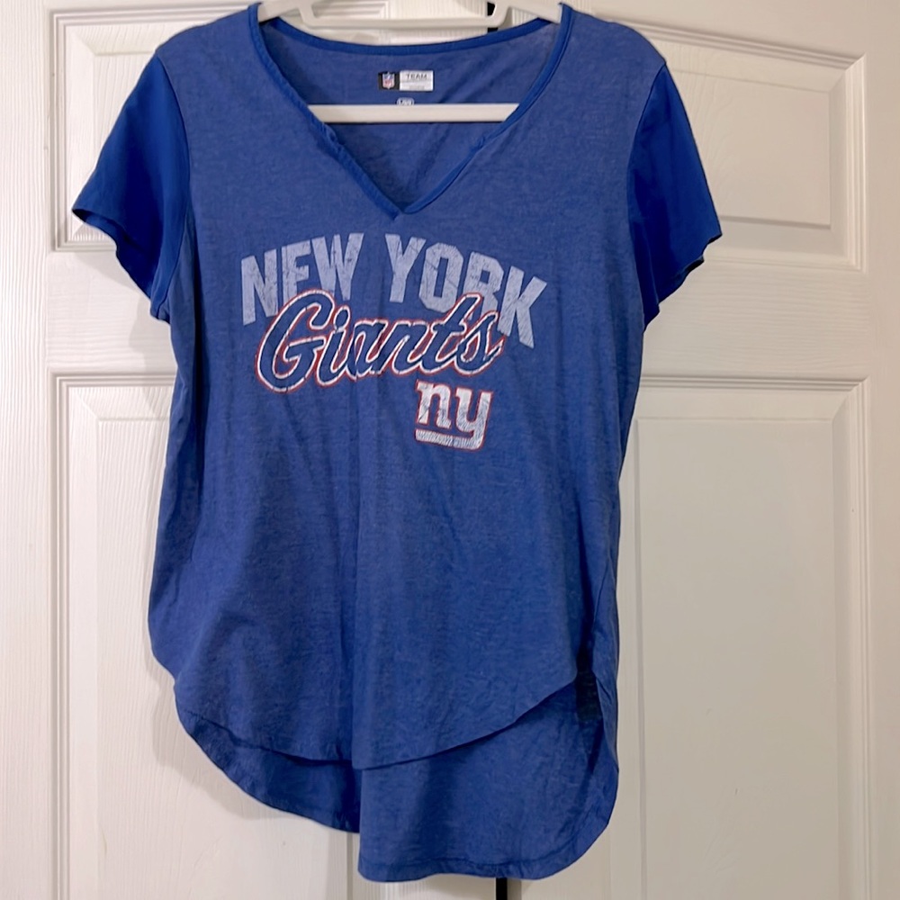 NFL Team Apparel NY Giants V-Neck Size L